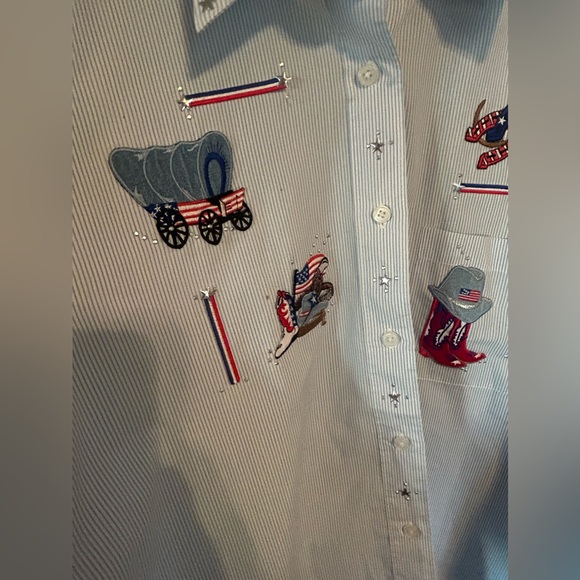 USA Cowgirl Patch Long Sleeve - Picture 4 of 5